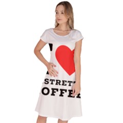 I Love Ristretto Coffee Classic Short Sleeve Dress by ilovewhateva