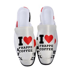 I Love Frappe Coffee Women s Classic Backless Heels by ilovewhateva