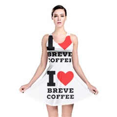 I Love Breve Coffee Reversible Skater Dress by ilovewhateva