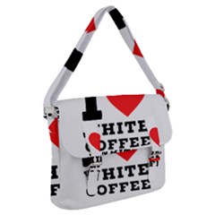 I Love White Coffee Buckle Messenger Bag by ilovewhateva