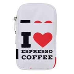 I Love Espresso Coffee Waist Pouch (large) by ilovewhateva