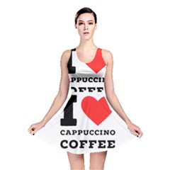 I Love Cappuccino Coffee Reversible Skater Dress by ilovewhateva