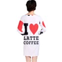 I love latte coffee Long Sleeve Nightdress View2