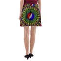 Grateful Dead Pattern A-Line Pocket Skirt View2