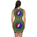 Grateful Dead Pattern Draped Bodycon Dress View4