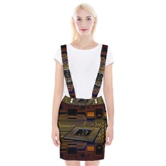 Processor Cpu Board Circuit Braces Suspender Skirt by Wav3s