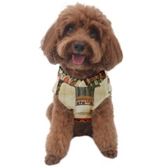 Egyptian Architecture Column Dog Sweater by Wav3s