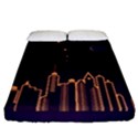 Skyscraper-town-urban-towers Fitted Sheet (California King Size) View1