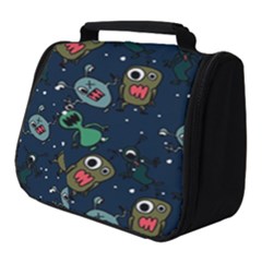 Monster-alien-pattern-seamless-background Full Print Travel Pouch (small) by Wav3s