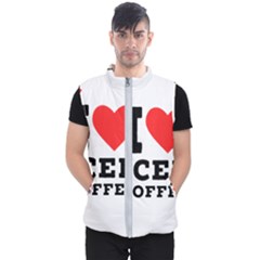 I Love Iced Coffee Men s Puffer Vest by ilovewhateva