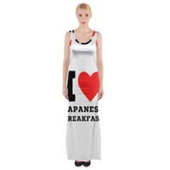 I Love Japanese Breakfast  Thigh Split Maxi Dress by ilovewhateva