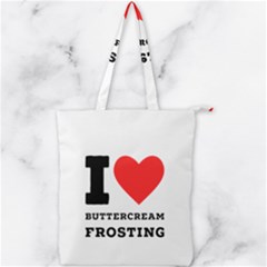 I Love Buttercream Frosting Double Zip Up Tote Bag by ilovewhateva