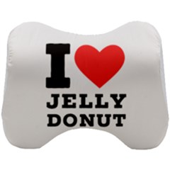 I Love Jelly Donut Head Support Cushion by ilovewhateva