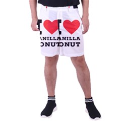 I Love Vanilla Donut Men s Pocket Shorts by ilovewhateva