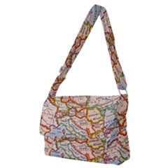 Map Europe Globe Countries States Full Print Messenger Bag (m) by Ndabl3x