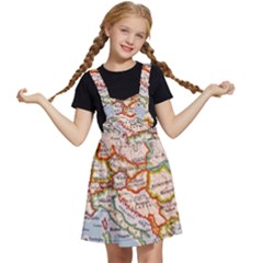 Map Europe Globe Countries States Kids  Apron Dress by Ndabl3x