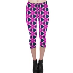 Digital Art Artwork Abstract Capri Leggings  by Ndabl3x