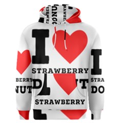 I Love Strawberry Donut Men s Core Hoodie by ilovewhateva