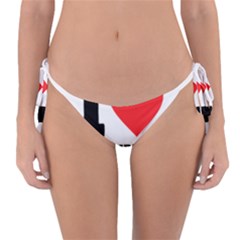 I Love Strawberry Donut Reversible Bikini Bottoms by ilovewhateva