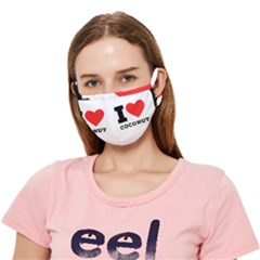 I Love Coconut Crease Cloth Face Mask (adult) by ilovewhateva