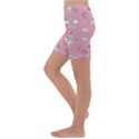 Cute-unicorn-seamless-pattern Kids  Lightweight Velour Capri Yoga Leggings View2