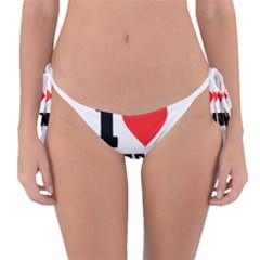 I Love Cheese Pizza Reversible Bikini Bottoms by ilovewhateva