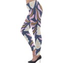 Flowers Pattern Floral Pattern Lightweight Velour Leggings View3