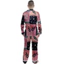 Floral Wall Art Men s Long Sleeve Satin Pajamas Set View2