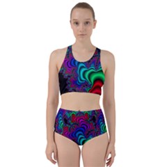 Abstract Piece Color Racer Back Bikini Set by Vaneshop