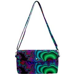 Abstract Piece Color Removable Strap Clutch Bag by Vaneshop