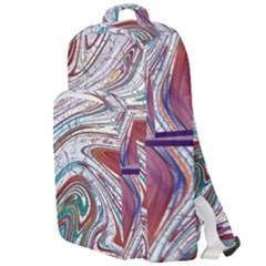 Abstract Background Ornamental Double Compartment Backpack by Vaneshop