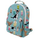 Chihuahua Bubble Kawaii Boba Tea Cute Dog Flap Pocket Backpack (Small) View1