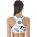 Panda Floating In Space And Star Sports Bra View2