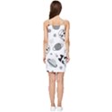 Panda Floating In Space And Star Summer Tie Front Dress View2