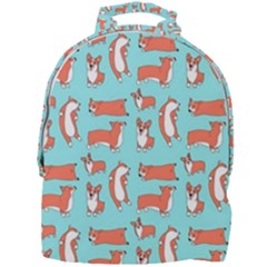 Corgis On Teal Mini Full Print Backpack by Wav3s