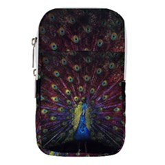 Peacock Feathers Waist Pouch (small) by Wav3s