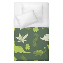 Cute Dinosaur Pattern Duvet Cover (single Size) by Wav3s