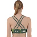 Cute Dinosaur Pattern Back Weave Sports Bra View2