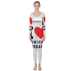 I Love Mexican Cuisine Long Sleeve Catsuit by ilovewhateva