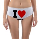 I love Mexican cuisine Reversible Mid-Waist Bikini Bottoms View1