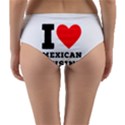 I love Mexican cuisine Reversible Mid-Waist Bikini Bottoms View2