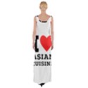 I love Asian cuisine Thigh Split Maxi Dress View2