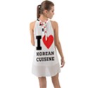 I love Korean cuisine Halter Tie Back Chiffon Dress View2