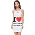 I love Italian cuisine Summer Tie Front Dress View1