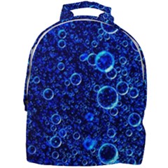 Blue Bubbles Abstract Mini Full Print Backpack by Vaneshop