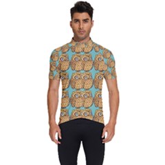 Owl Bird Pattern Men s Short Sleeve Cycling Jersey by Vaneshop