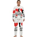 I love salty food Men s Long Sleeve Velvet Pocket Pajamas Set View1