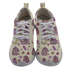 Beautiful Beauty Cartoon Cat Women Athletic Shoes by Grandong