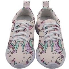 Cartoon Cat Cute Animal Design Drawing Illustration Kawaii Kids Athletic Shoes by Grandong