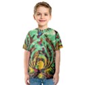 Monkey Tiger Bird Parrot Forest Jungle Style Kids  Sport Mesh Tee View1